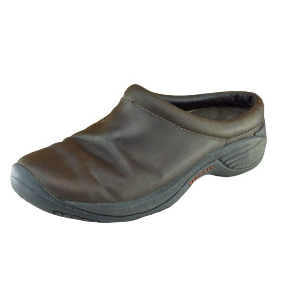 Merrell‎ Size 7 M Brown Clog Shoes Leather Women - Picture 1 of 7